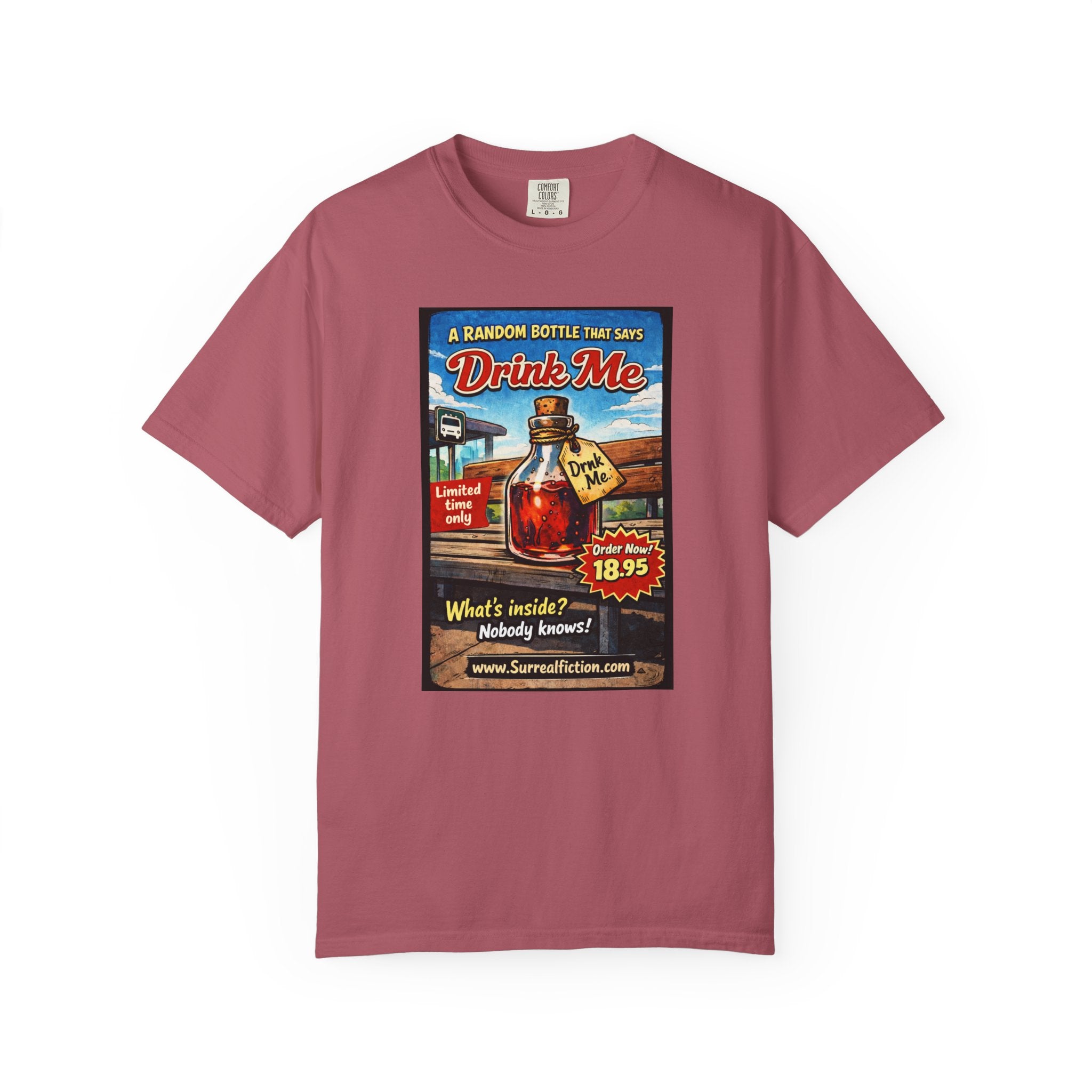 Random Bottle That Says Drink Me - Graphic T-Shirt