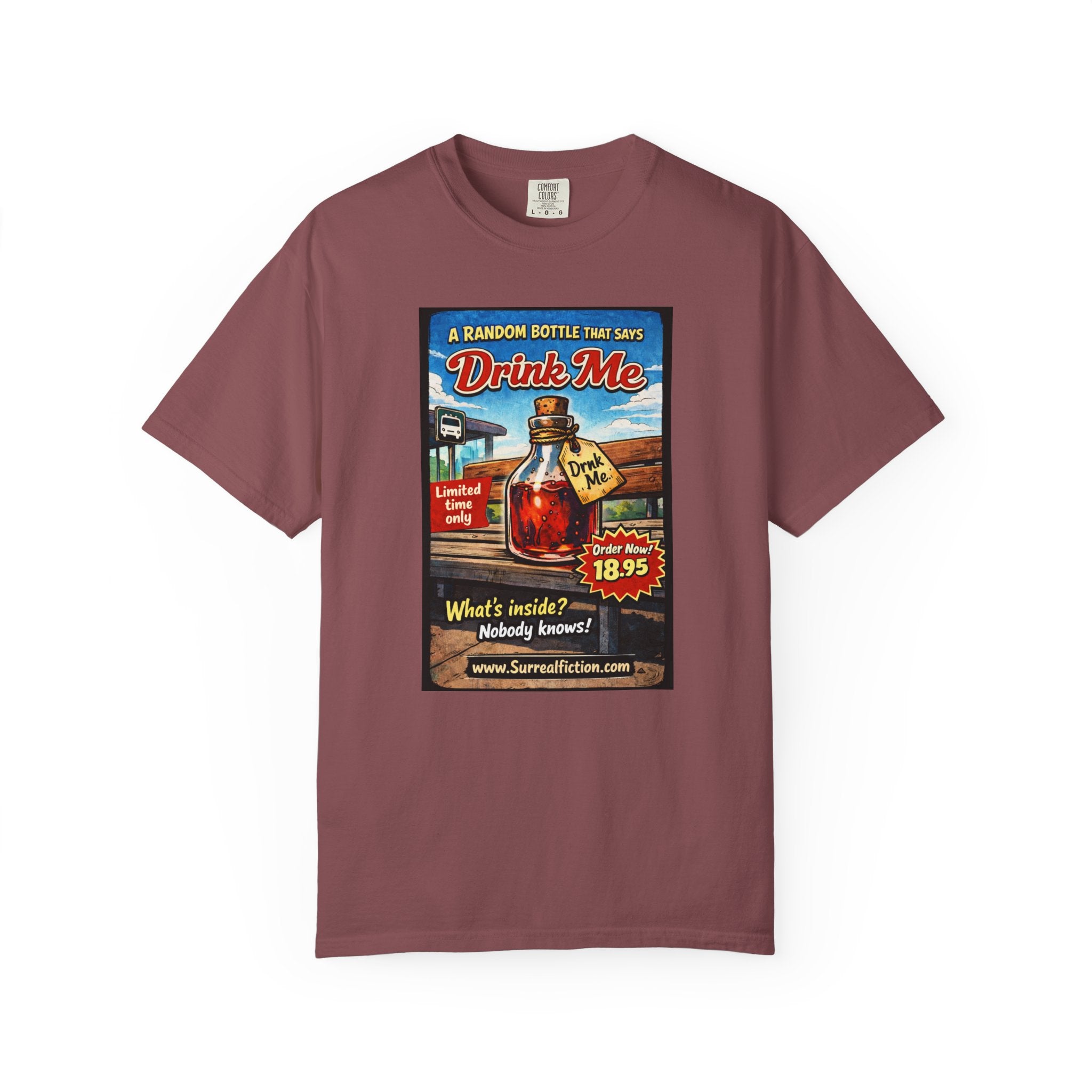 Random Bottle That Says Drink Me - Graphic T-Shirt