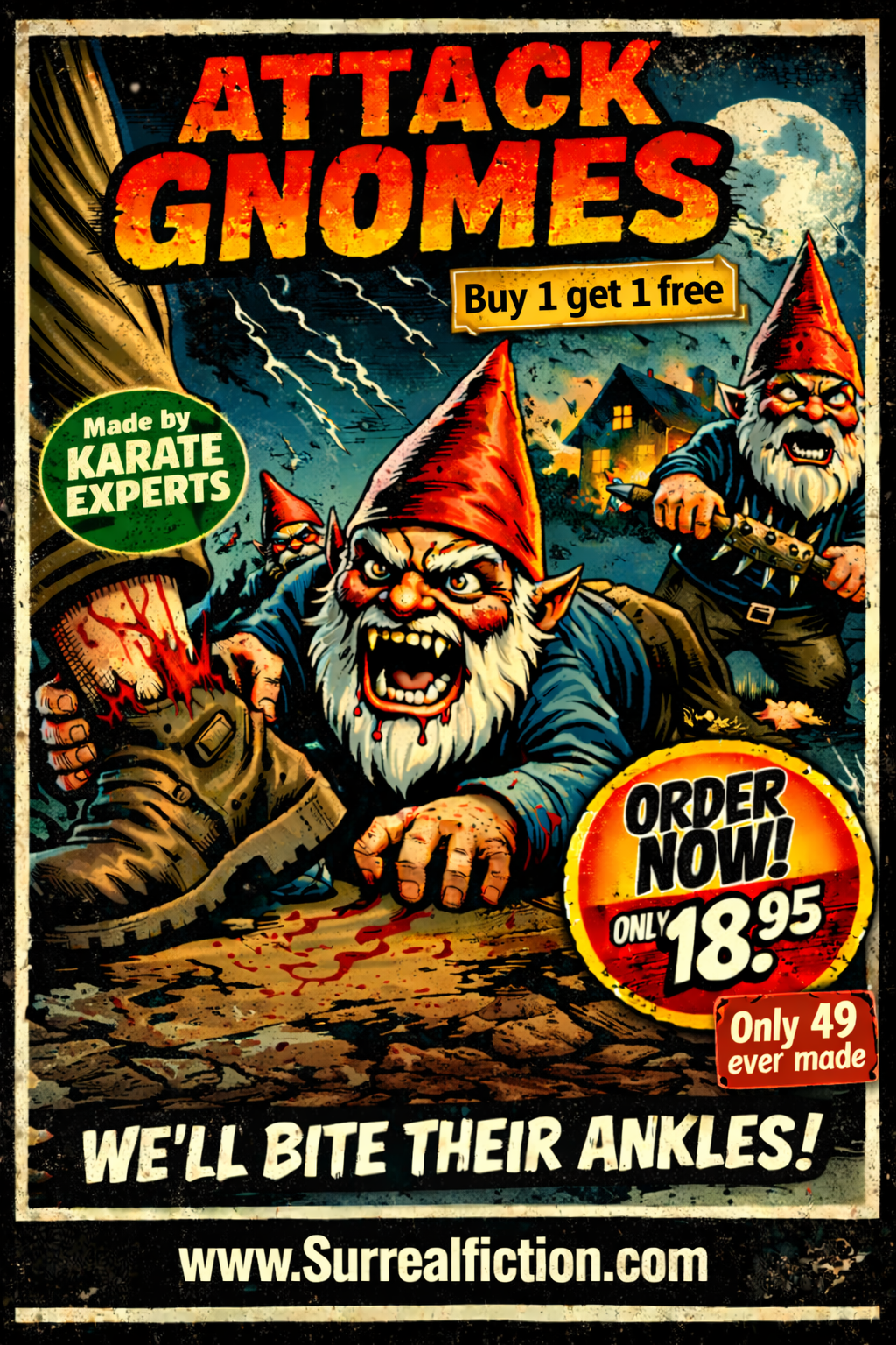 Attack Gnomes —  Graphic T-Shirt
