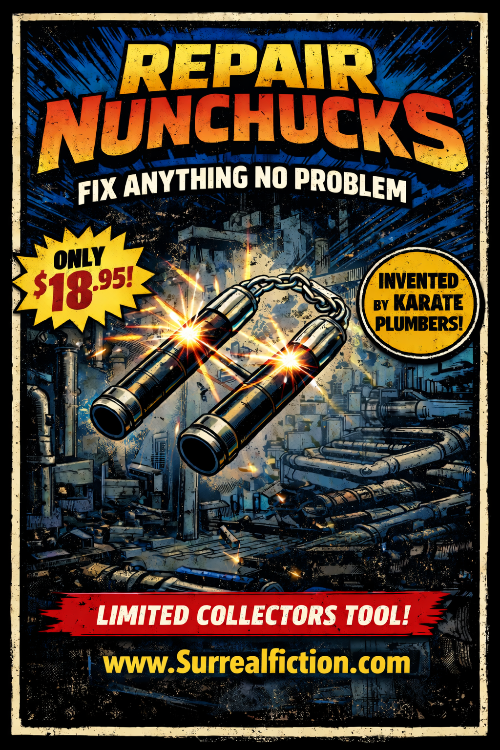 Repair Nunchucks - Graphic T-Shirt