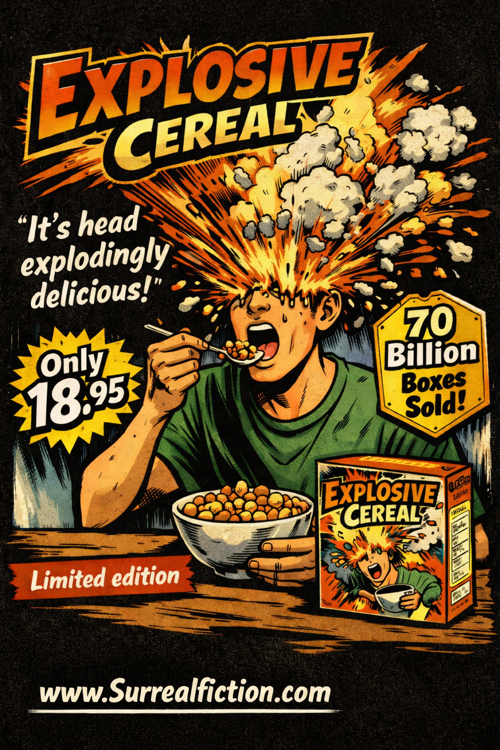 Explosive Cereal — Graphic T-Shirt