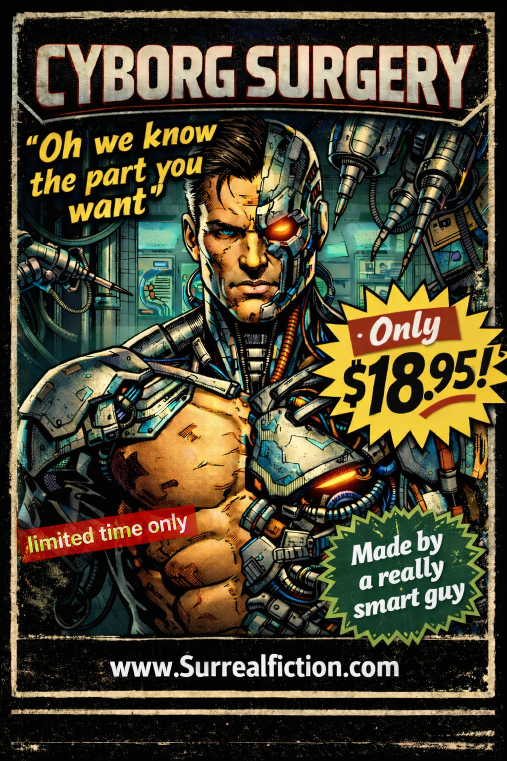 Cyborg Surgery – Graphic T-Shirt