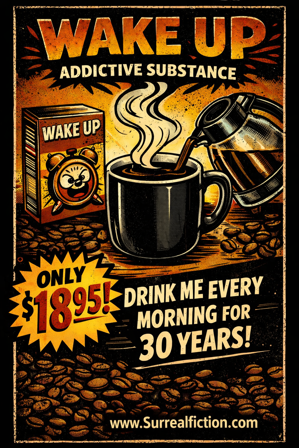 Wake Up Addictive Substance — Graphic T-Shirt
