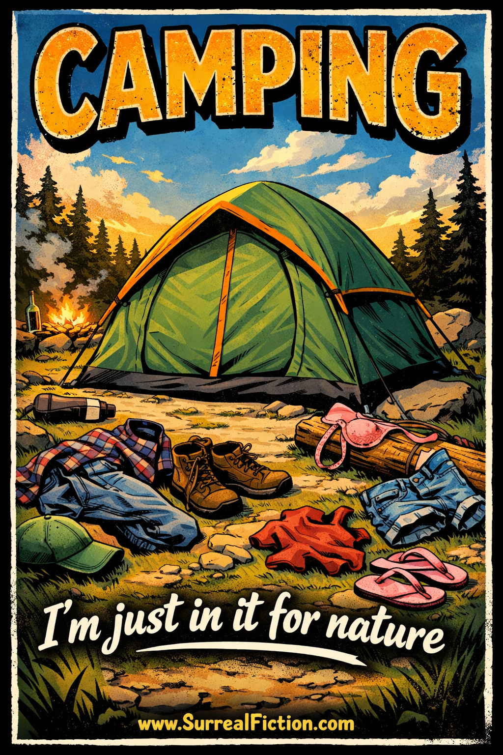 Camping — Graphic T-Shirt