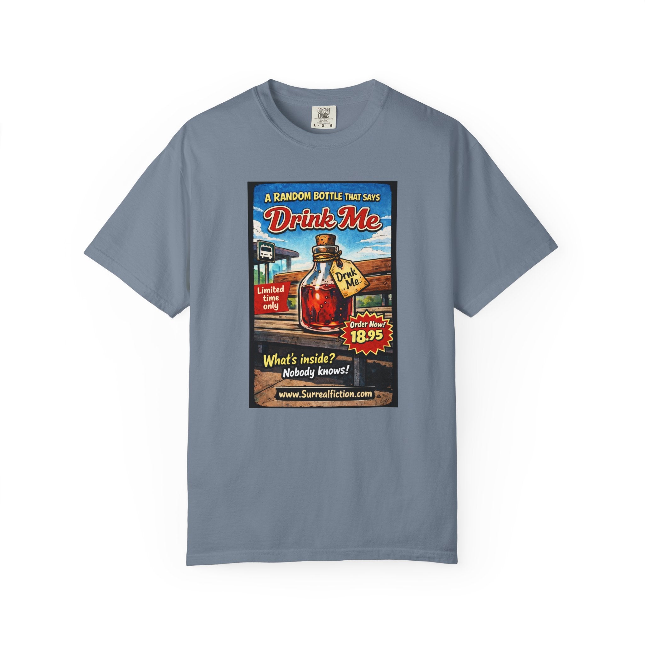 Random Bottle That Says Drink Me - Graphic T-Shirt