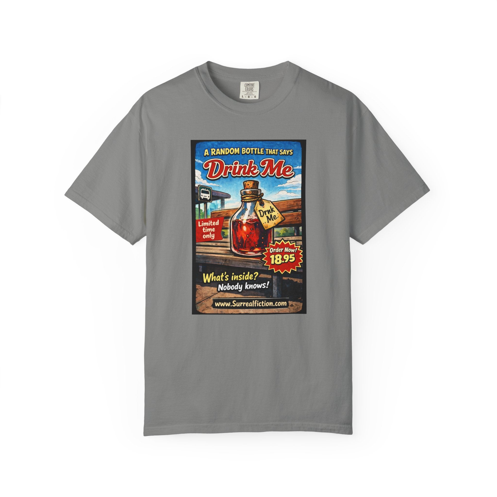 Random Bottle That Says Drink Me - Graphic T-Shirt