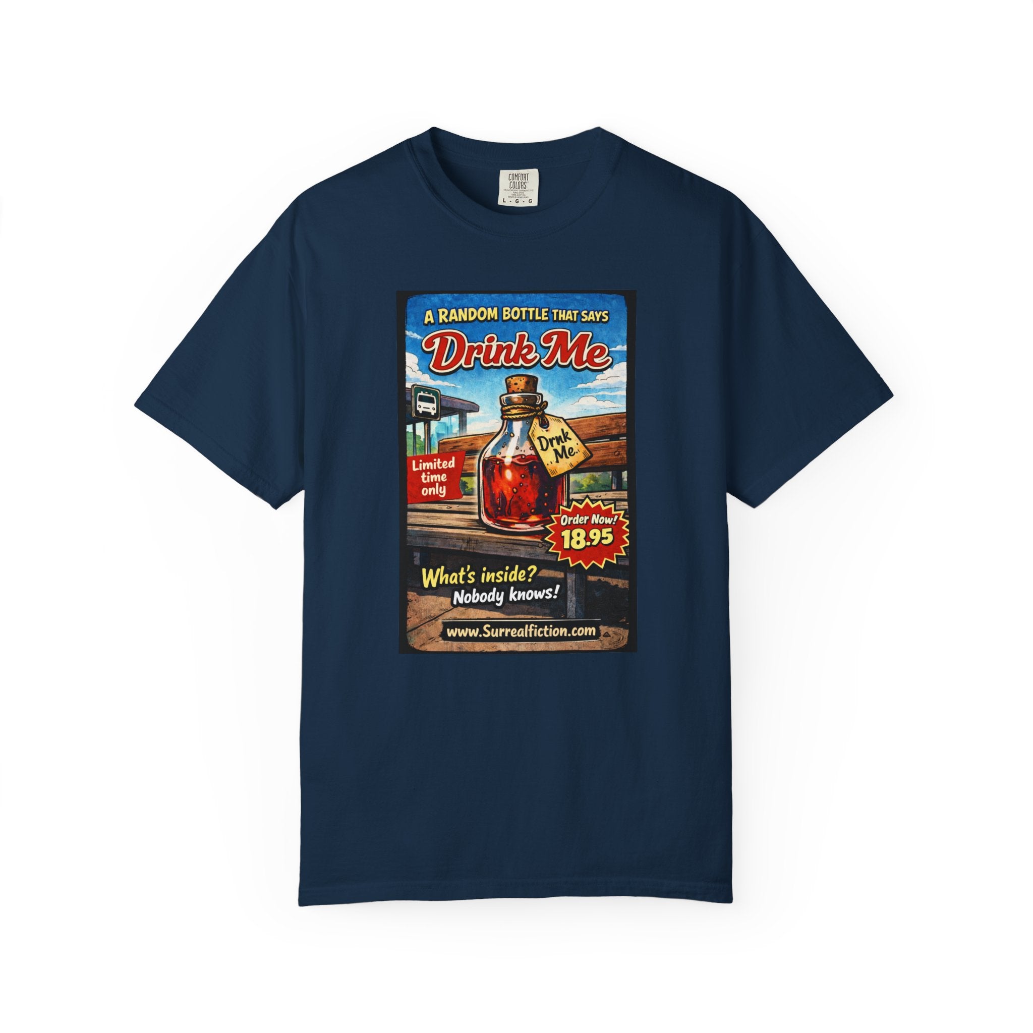 Random Bottle That Says Drink Me - Graphic T-Shirt