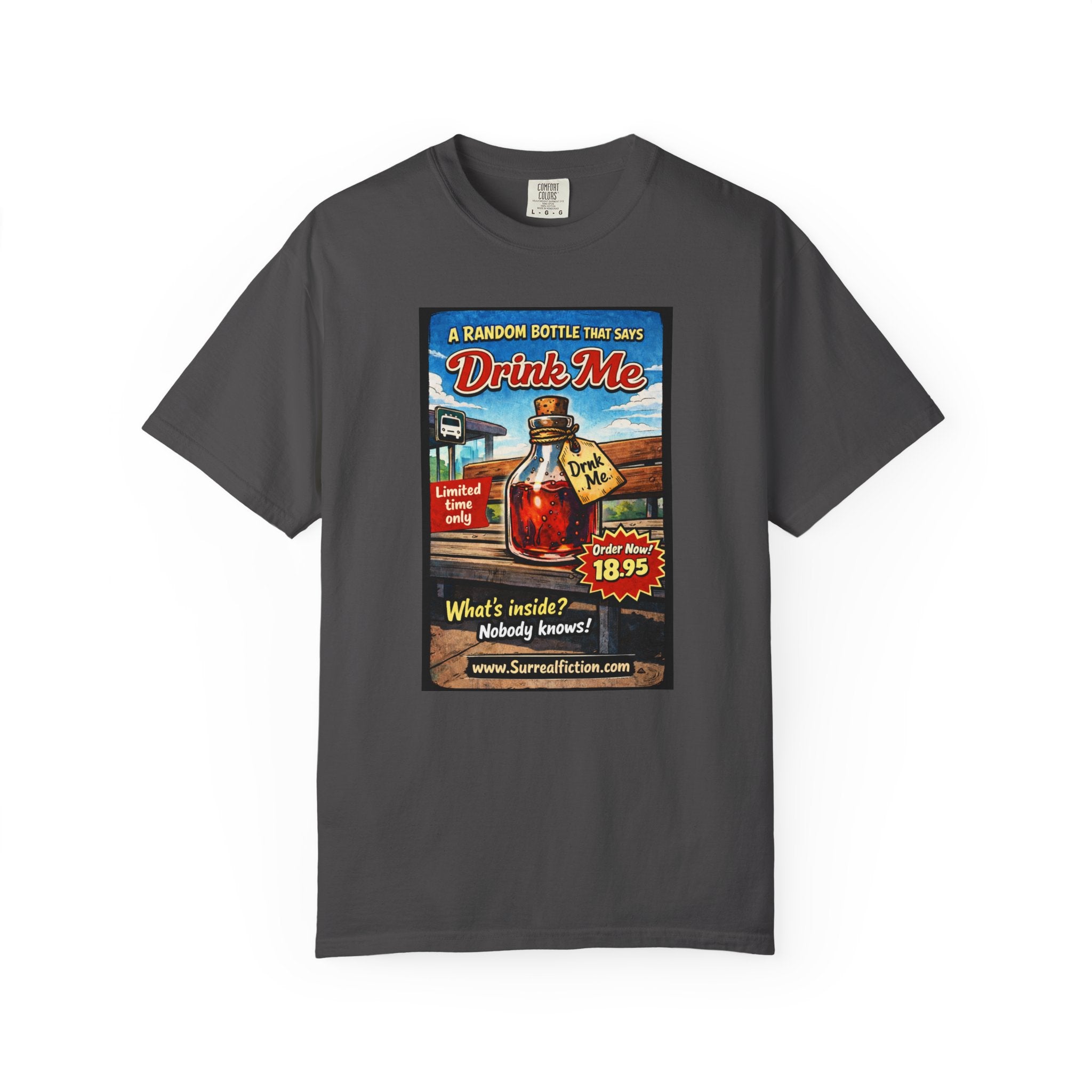 Random Bottle That Says Drink Me - Graphic T-Shirt